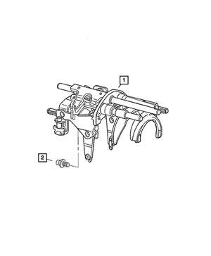 Manual Transmission Fork And Rail Assembly - Mopar (68089073AA)