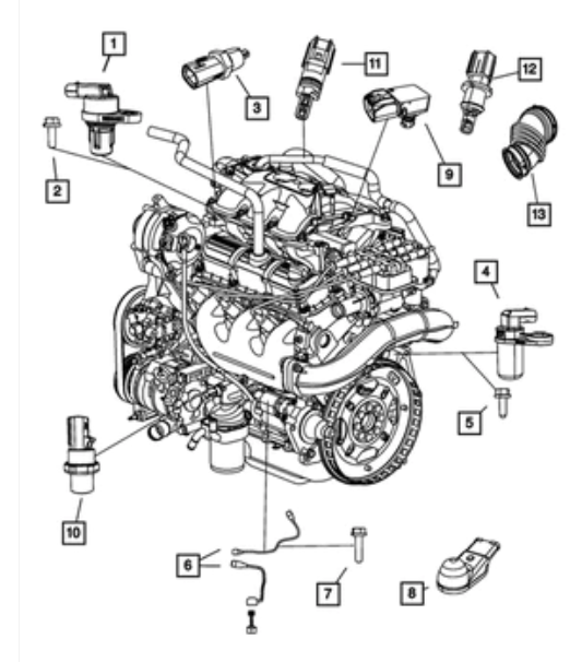 Map Sensor - Mopar (68199324AB)