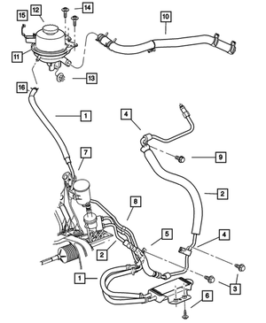 Power Steering Reservoir Cap - Mopar (5011231AB)