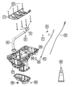 Engine Oil Pan, Lower - Mopar (05184546AD)