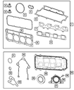 Engine Lower Gasket Package - Mopar (5170861AC)