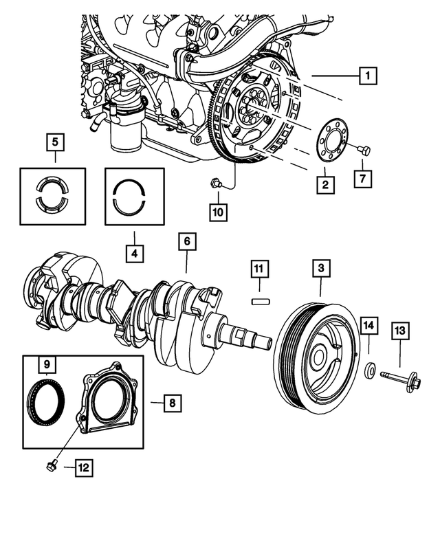 Crankshaft - Mopar (4781507AD)