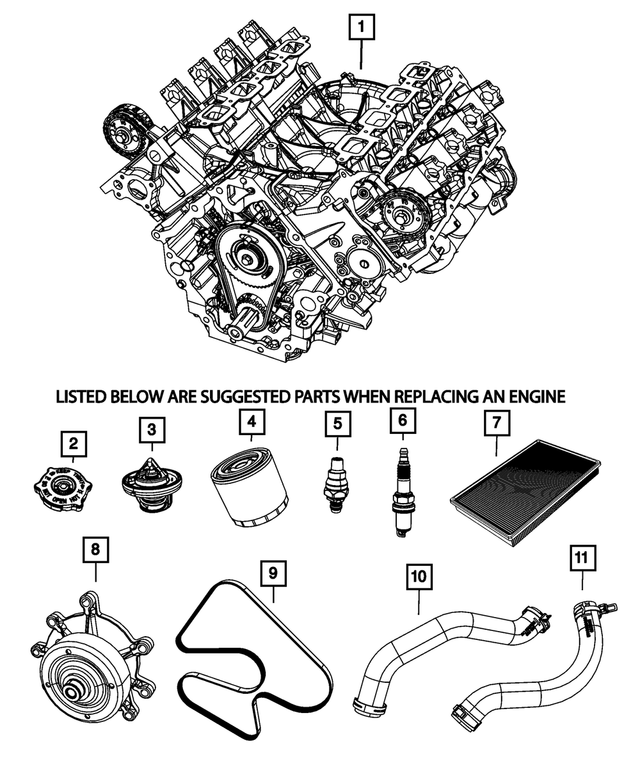 Air Filter - Mopar (53032527AE)