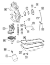 Oil Pan Gasket - Mopar (4448896AB)