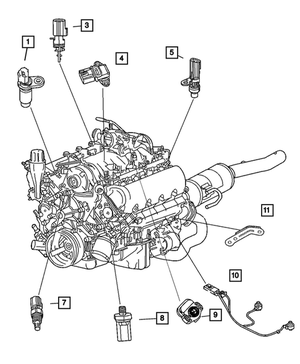 Throttle Position Sensor Kit - Mopar (68404428AA)