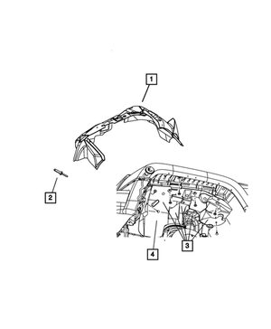 Splash Shield, Right - Mopar (55157116AI)