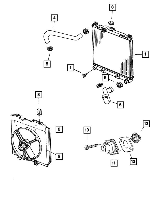 Thermostat - Mopar (52028186AC)