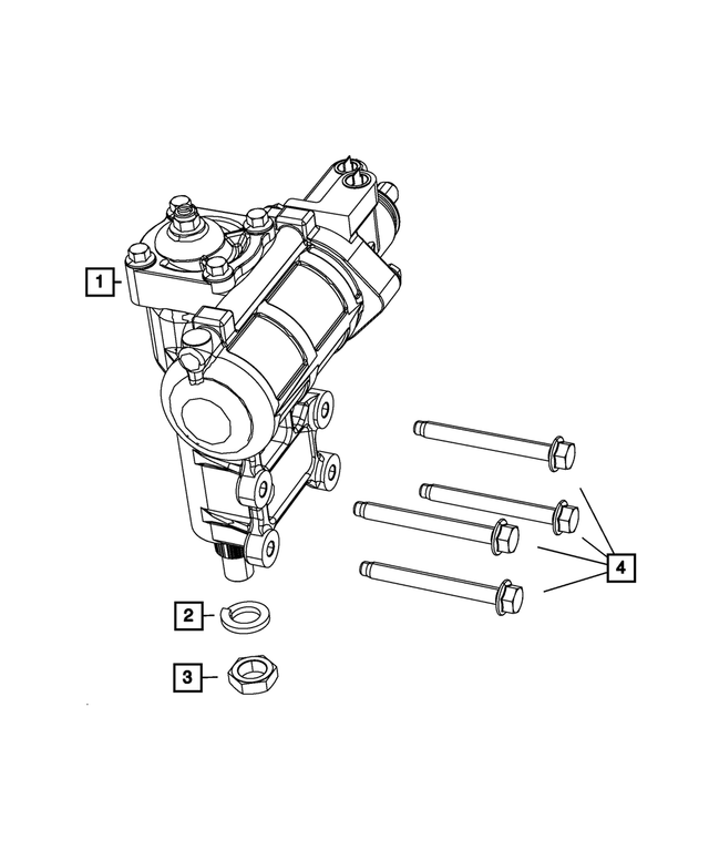 Power Steering Gear - Mopar (52126348AE)