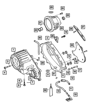 Output Shaft Seal - Mopar (4897298AA)