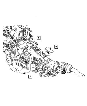 Oxygen Sensor, Right Side, Before Catalyst - Mopar (56028994AA)