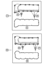 Valve Cover Gasket, Right - Mopar (53021842AA)