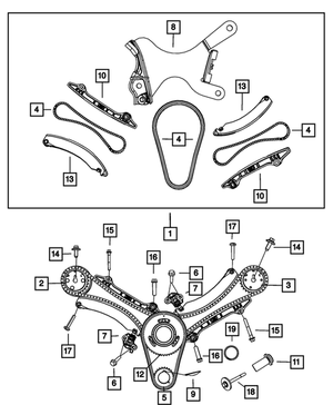 Engine Timing Drive Package - Mopar (5019423AD)