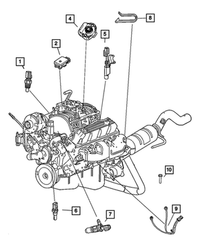 Crankshaft Position Sensor - Mopar (56028666AB)