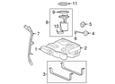 Oe Locking Gas Cap (Quick-On Type) 05278655AB - Mopar (5278655AB)