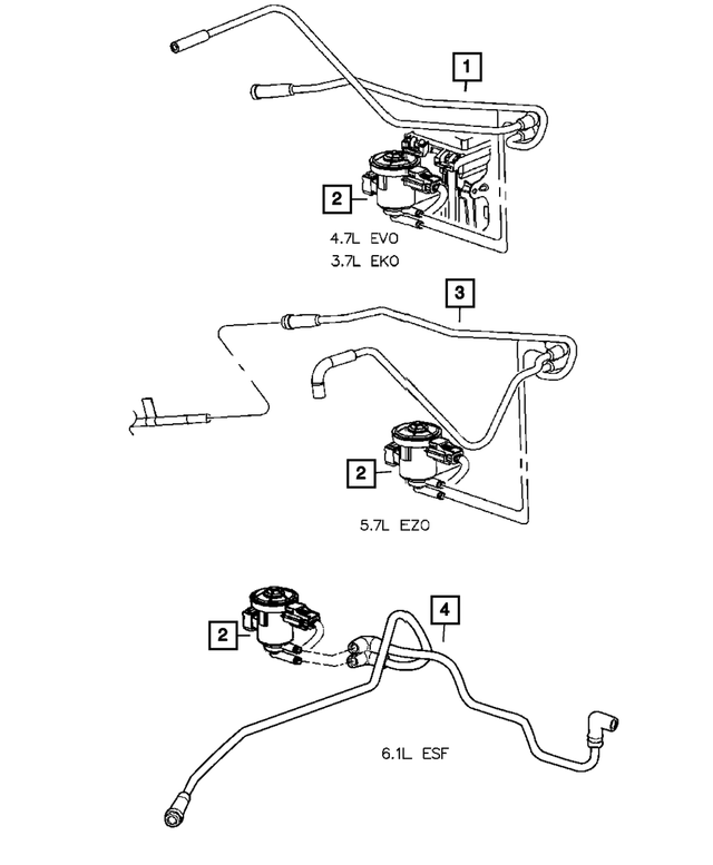 Proportional Purge Solenoid - Mopar (52090419AA)