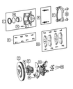 Brake Pads - Mopar (68029263AA)