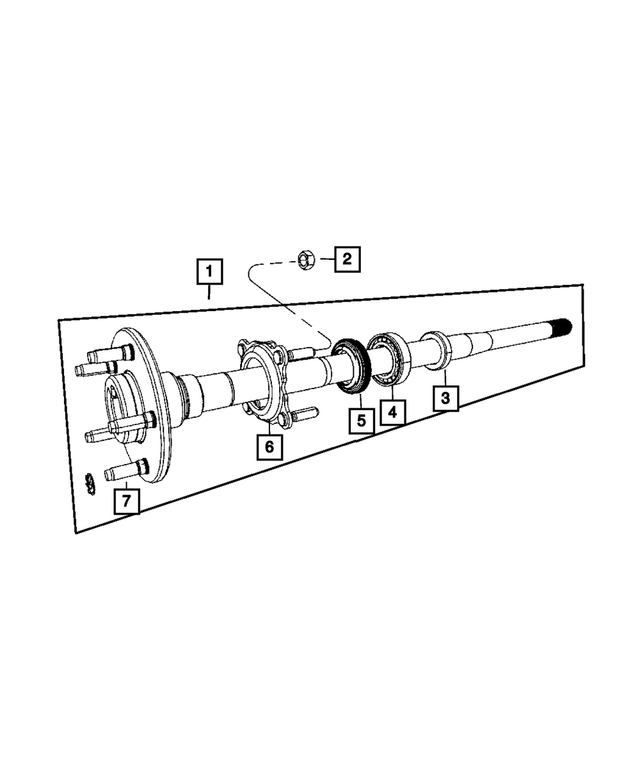 Axle Drive Shaft Seal - Mopar (68003270AA)