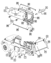 Liftglass Lower To Body Seal - Mopar (68139994AB)