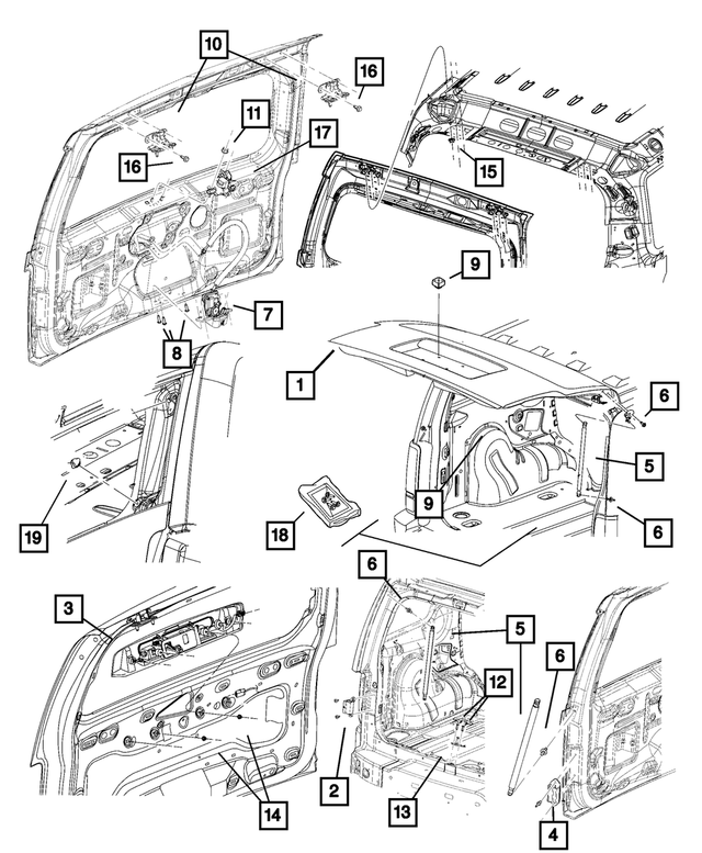 Lift-Gate Prop - Mopar (57010181AC)