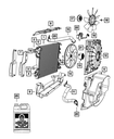 Radiator Cooling Fan Module - Mopar (68039595AA)