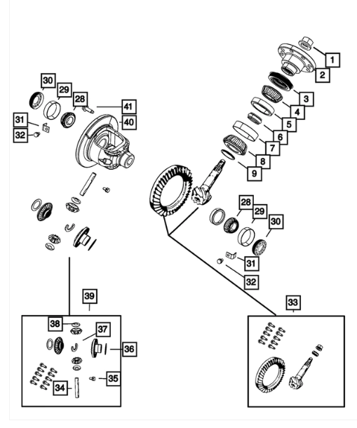 Drive Pinion Bearing, Front - Mopar (1820552)