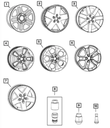 Wheel, Alloy - Mopar (1AH78PAKAE)