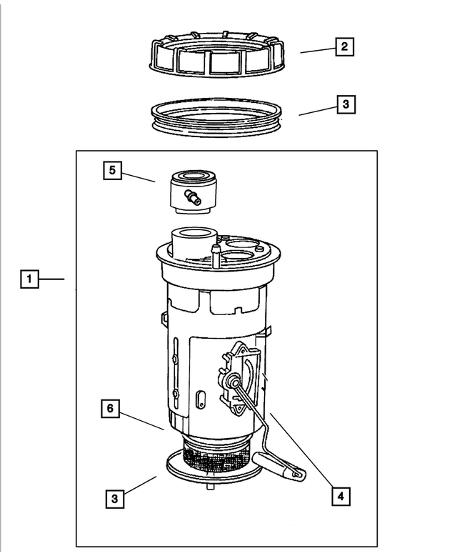 Fuel Filter - Mopar (4798301)