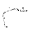 Heater Supply And Return Hose And Tube - Mopar (55111396AC)