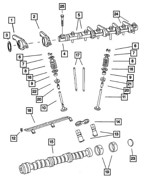 Valve Tappet - Mopar (4892465AA)