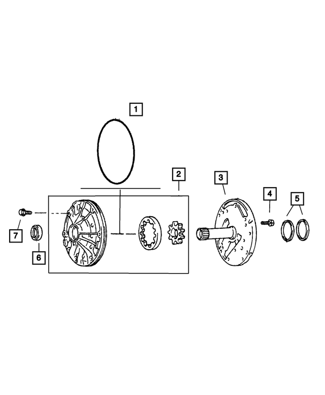 Transmission Oil Pump Seal - Mopar (83503752)