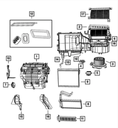 A/C And Heater Unit Filter - Mopar (5058693AA)