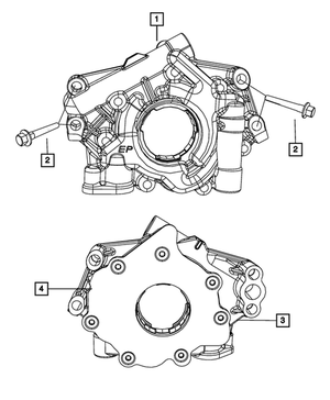 Engine Oil Pump - Mopar (5038398AE)