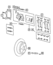 Disc Brake Piston And Seal Kit - Mopar (68003882AA)