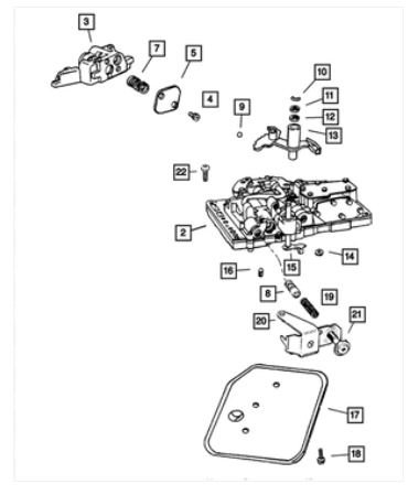 Valve Body Filter - Mopar (3515996)