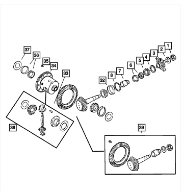 Drive Pinion Seal - Mopar (68003265AA)