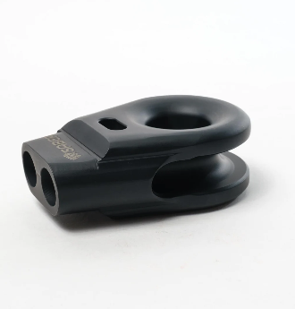 6061 ALUMINIUM SPLICED WINCH THIMBLE – CERAKOTE BLACK