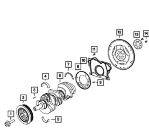 Thrust Bearing - Mopar (5184129AH)