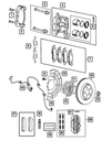 Brake Rotor - Mopar (5181513AD)