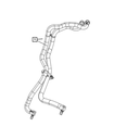 Heater Supply And Return Hose - Mopar (55056590AD)