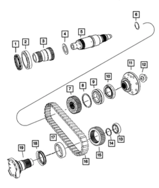 Output Seal - Mopar (5143715AA)