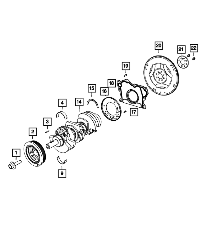 Crankshaft - Mopar (5184251AH)