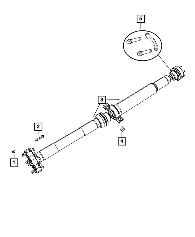 Drive Shaft - Mopar (52123472AF)