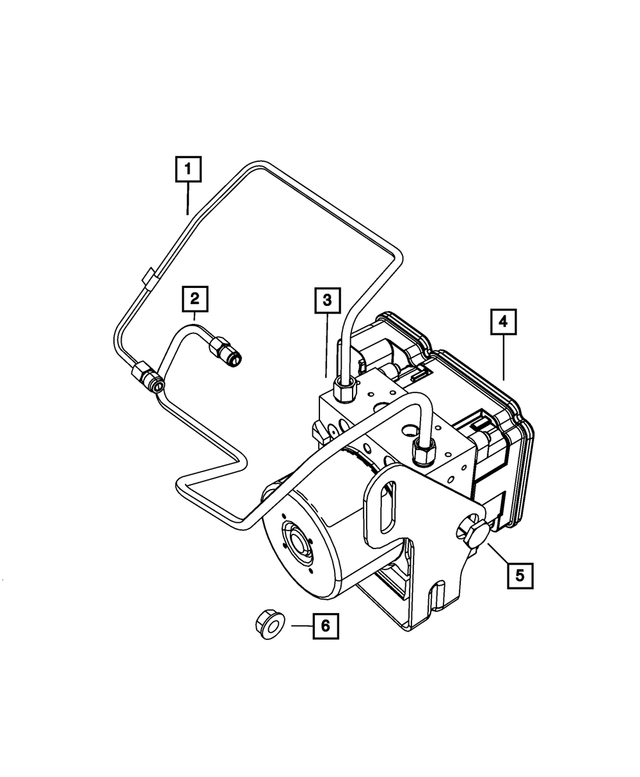 Anti-Lock Brake System Module - Mopar (68228655AG)