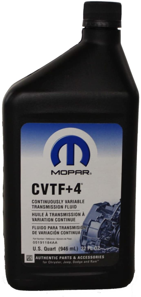 Genuine Mopar Fluid 5191184AA CVTF+4 Transmission Fluid - 1 Quart