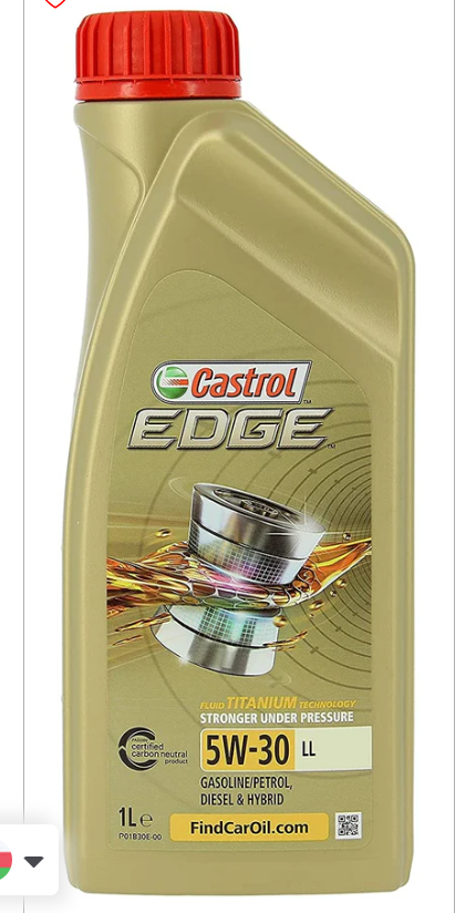 Castrol EDGE 5W-30 LL Engine Oil 1L