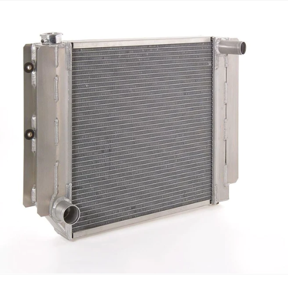 Be Cool 60033 Aluminum Radiator in Natural Finish for 87-95 Jeep Wrangler YJ V8 with Manual Transmission