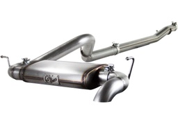 AFE POWER 49-46220 MACH FORCE XP HI-TUCK 3&quot; CAT BACK EXHAUST FOR 12-18 JEEP WRANGLER UNLIMITED JK 4 DOOR WITH 3.6L