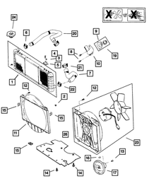 Fan Shroud - Mopar (52027501AC)