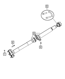 Drive Shaft - Mopar (52123472AF)