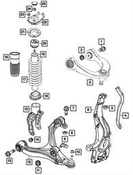 Shock Upper Mount - Mopar (68029520AE)